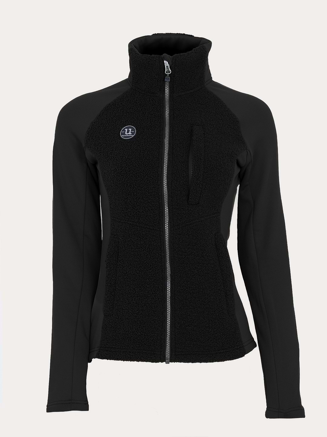 Cozy Pile Hybrid Jacket Jet Black