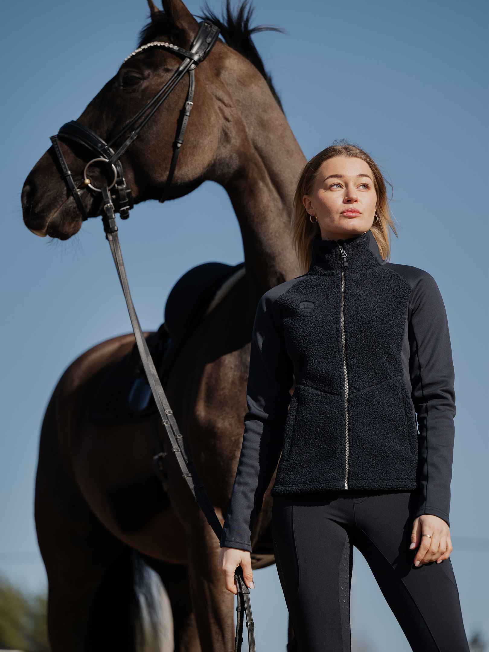 Cozy Pile Hybrid Jacket Midnight