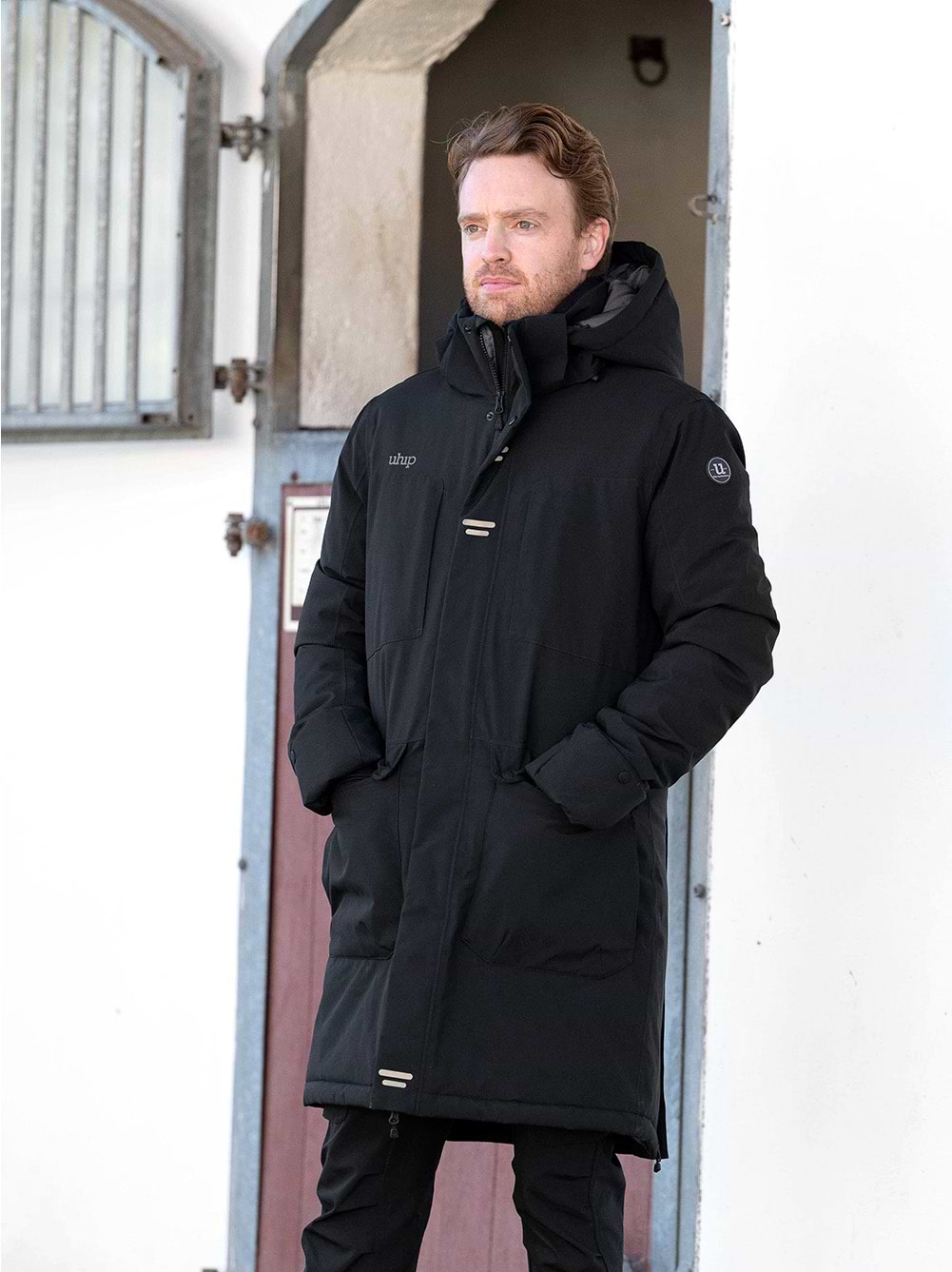 Urban Stretch Men´s Parka Jet Black