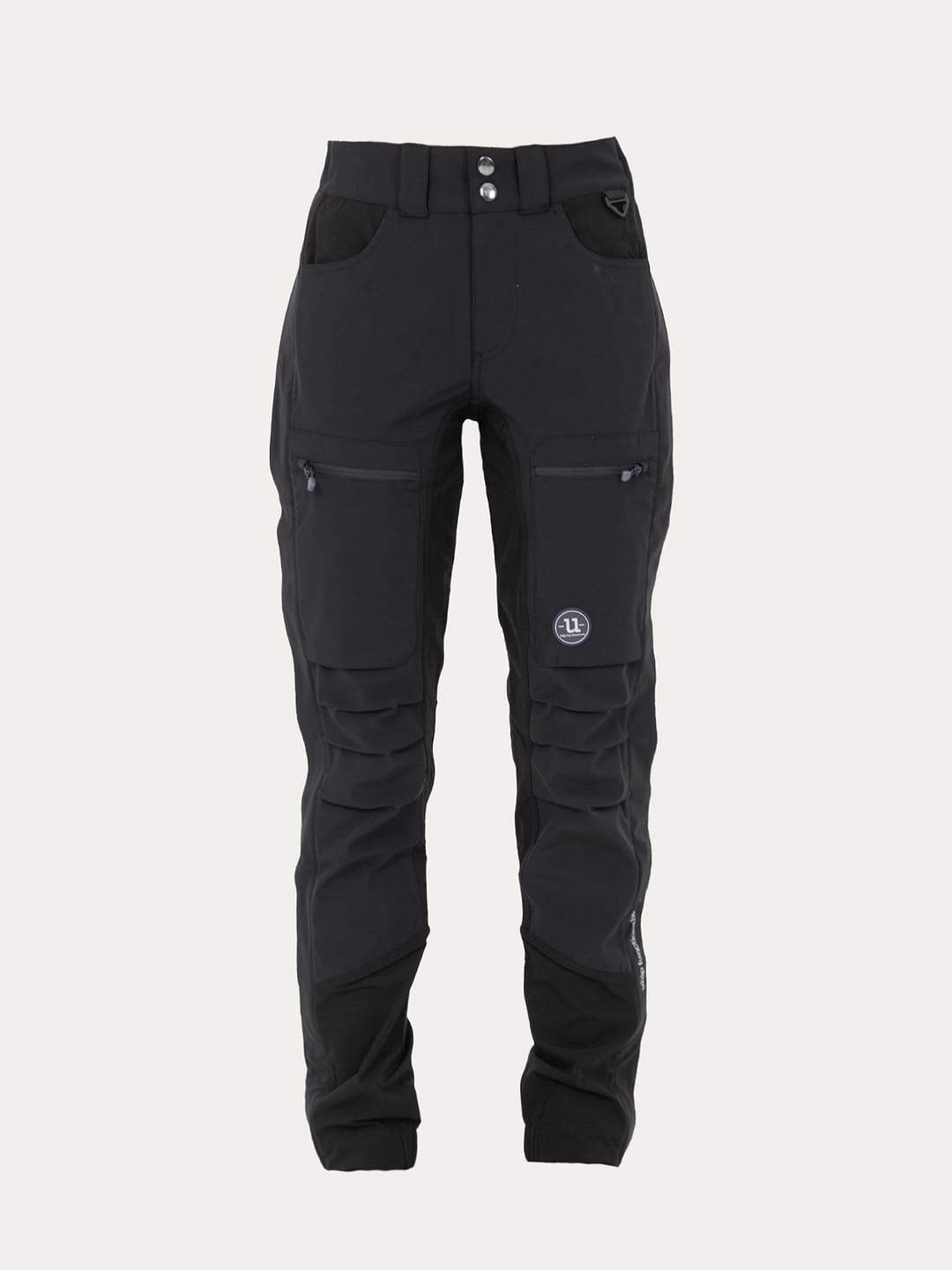 Woolblend Stella Zip Pant Jet Black