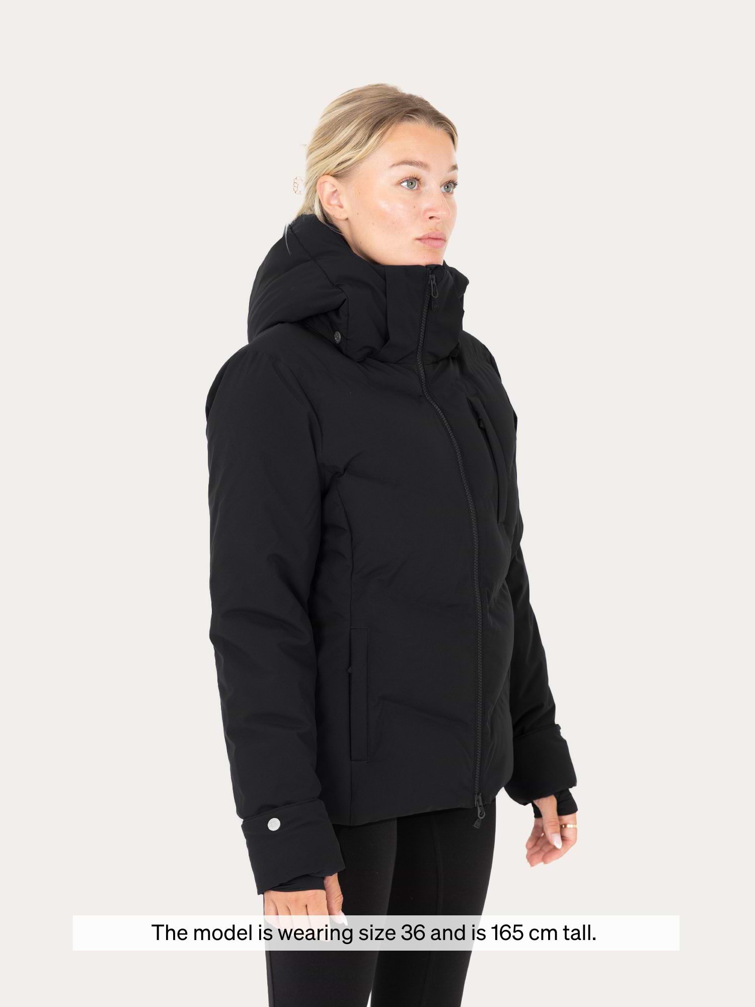 UHIP 中綿 ジャケット 38 ブラック レディース フード取り外し可能 乗馬 防寒 Uplands - Women's Black Insulated Jacket | Roxy