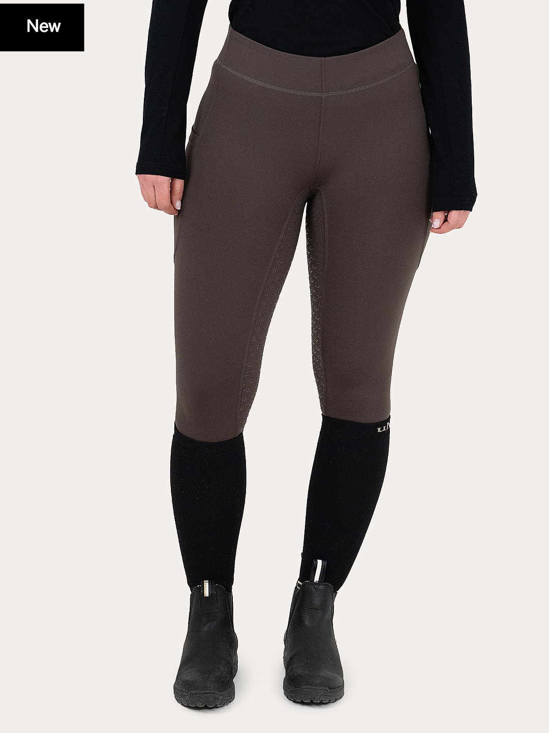 Perfect Fit Riding Tights Ash Brown