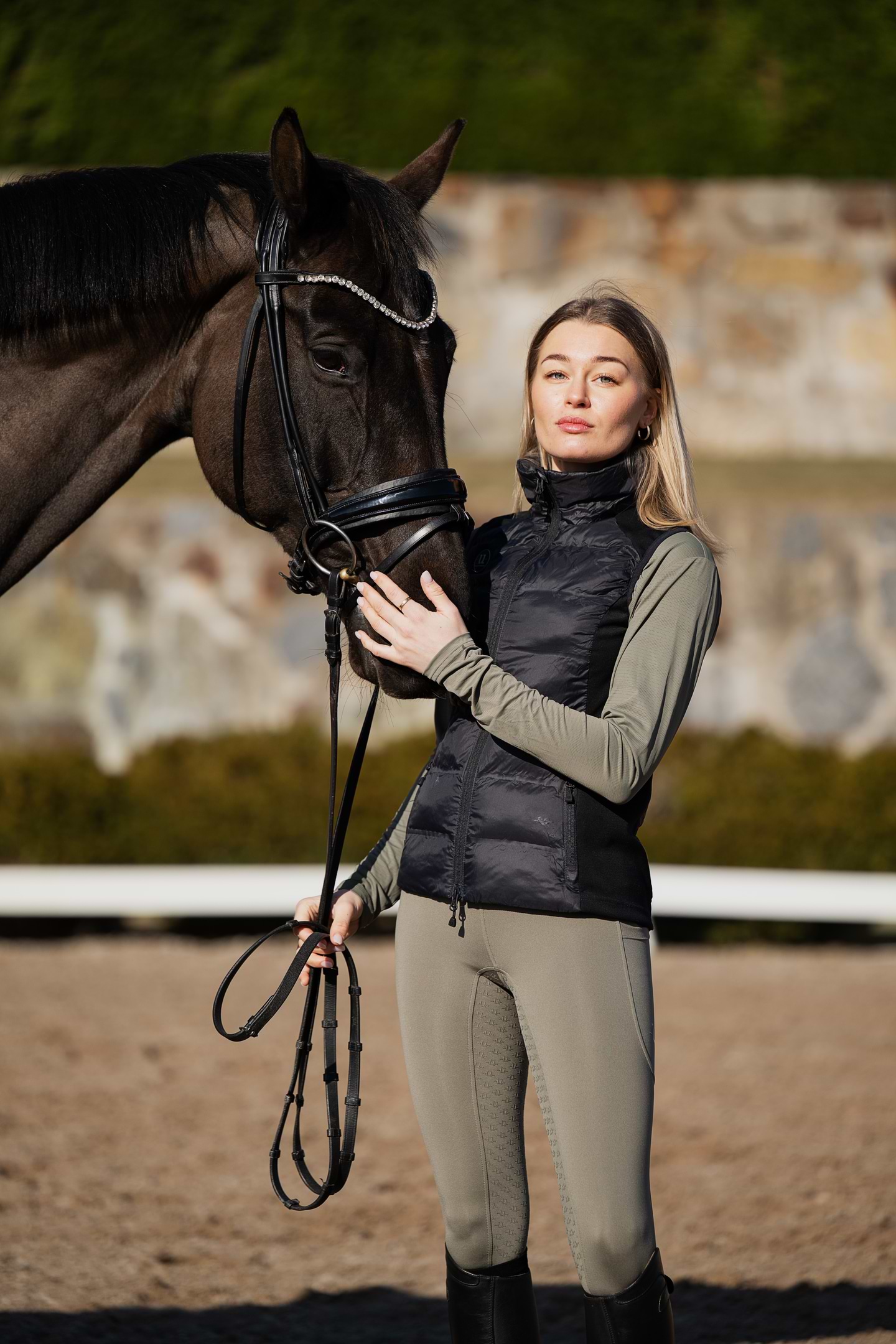 Perfect Fit Riding Tights Smokey Olive