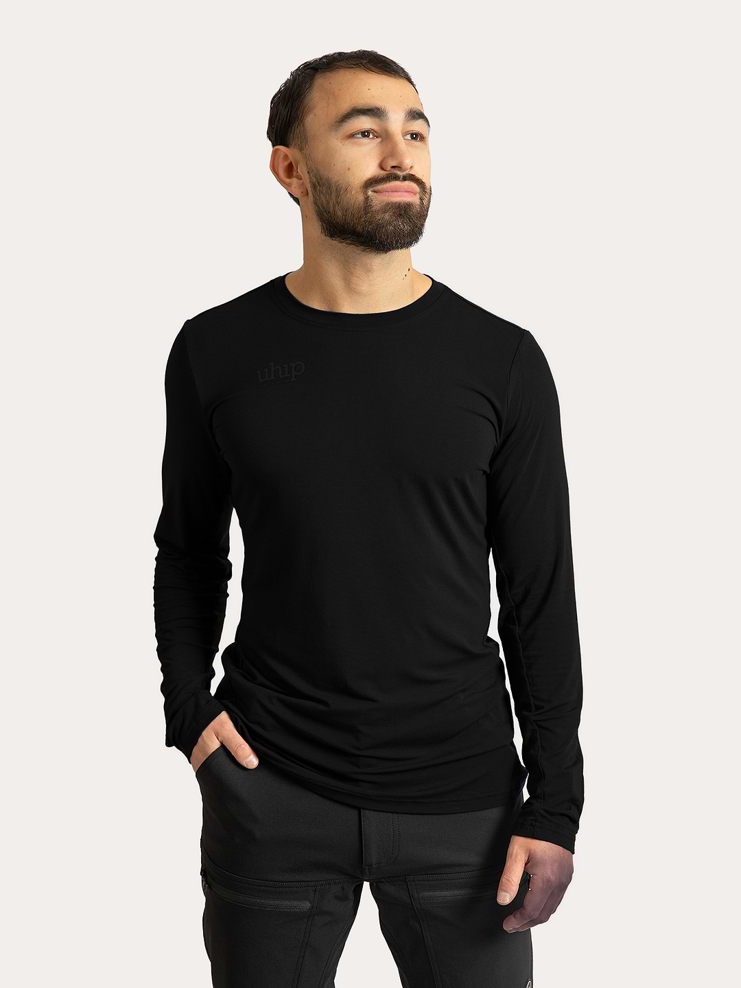 Men's Bamboo LS Tee 2.0 Black