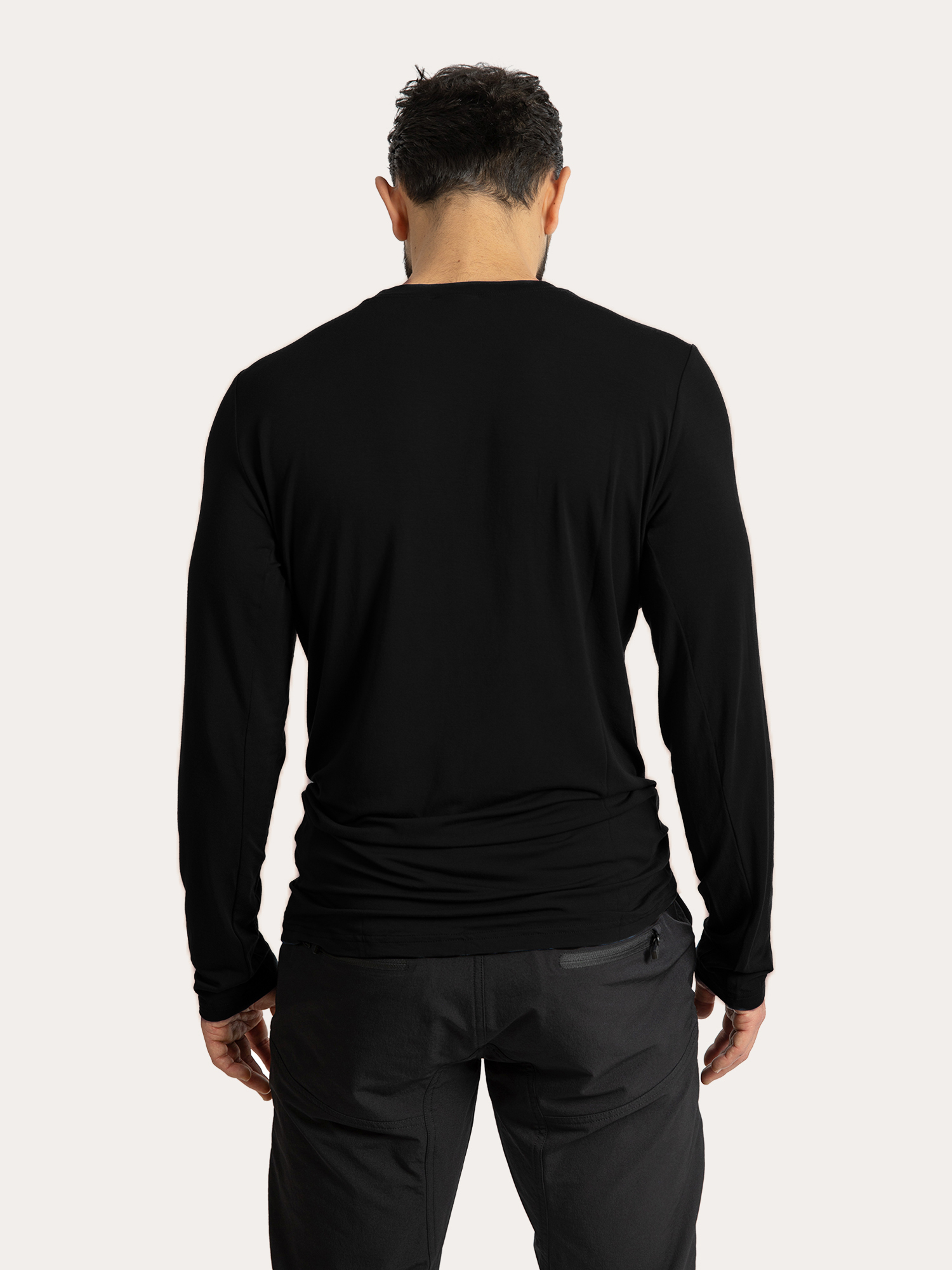 Men's Bamboo LS Tee 2.0 Black