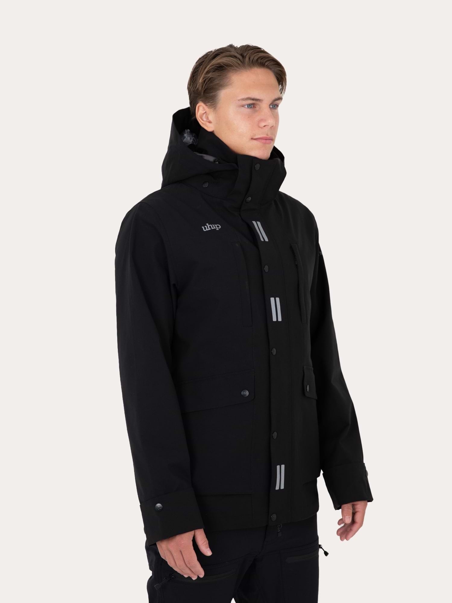 Mens Regular Pro Dog Trainer Jacket Jet Black