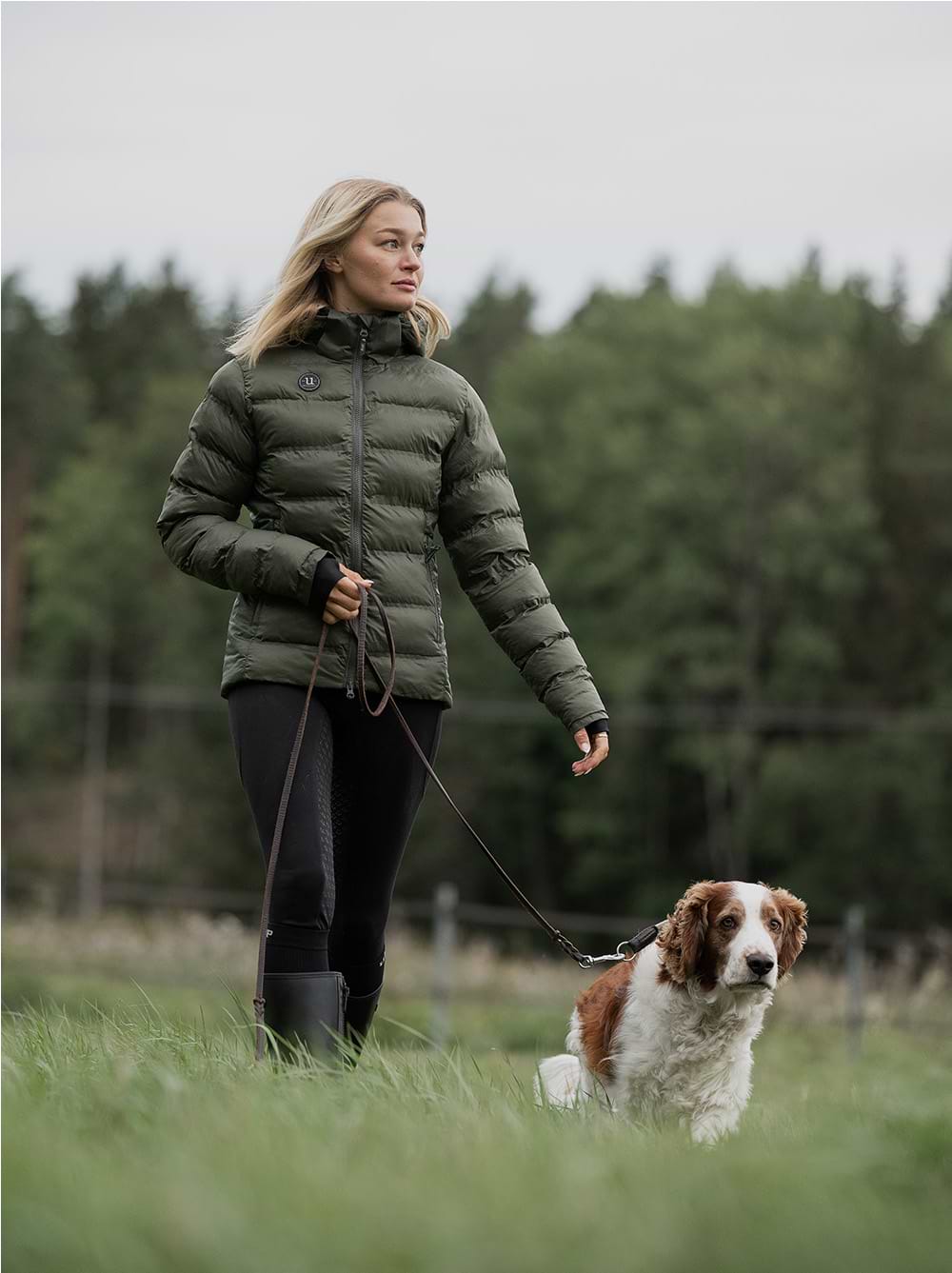 Ally Light Jacket Deep Green