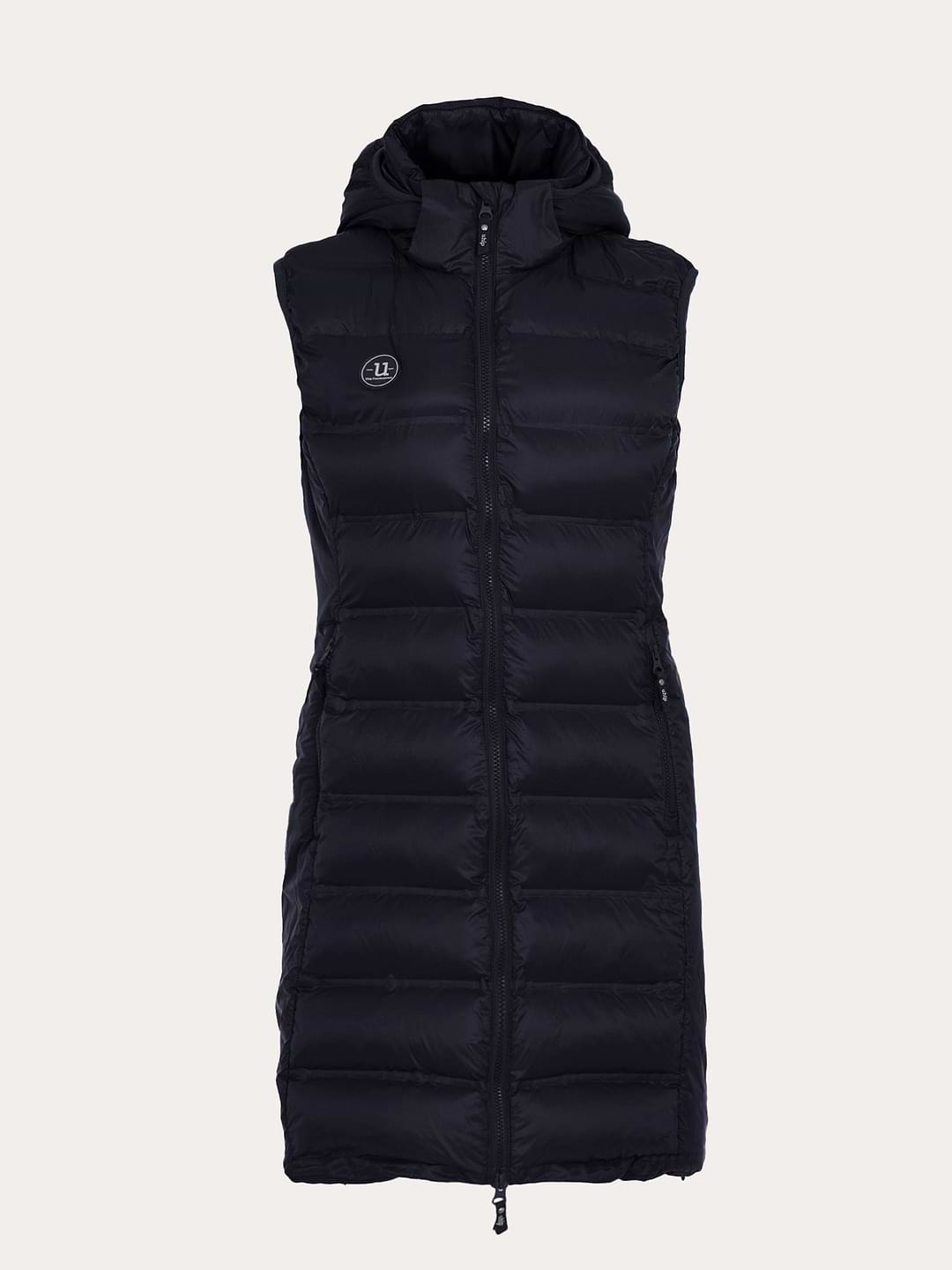 Ally Light Long Vest Jet Black