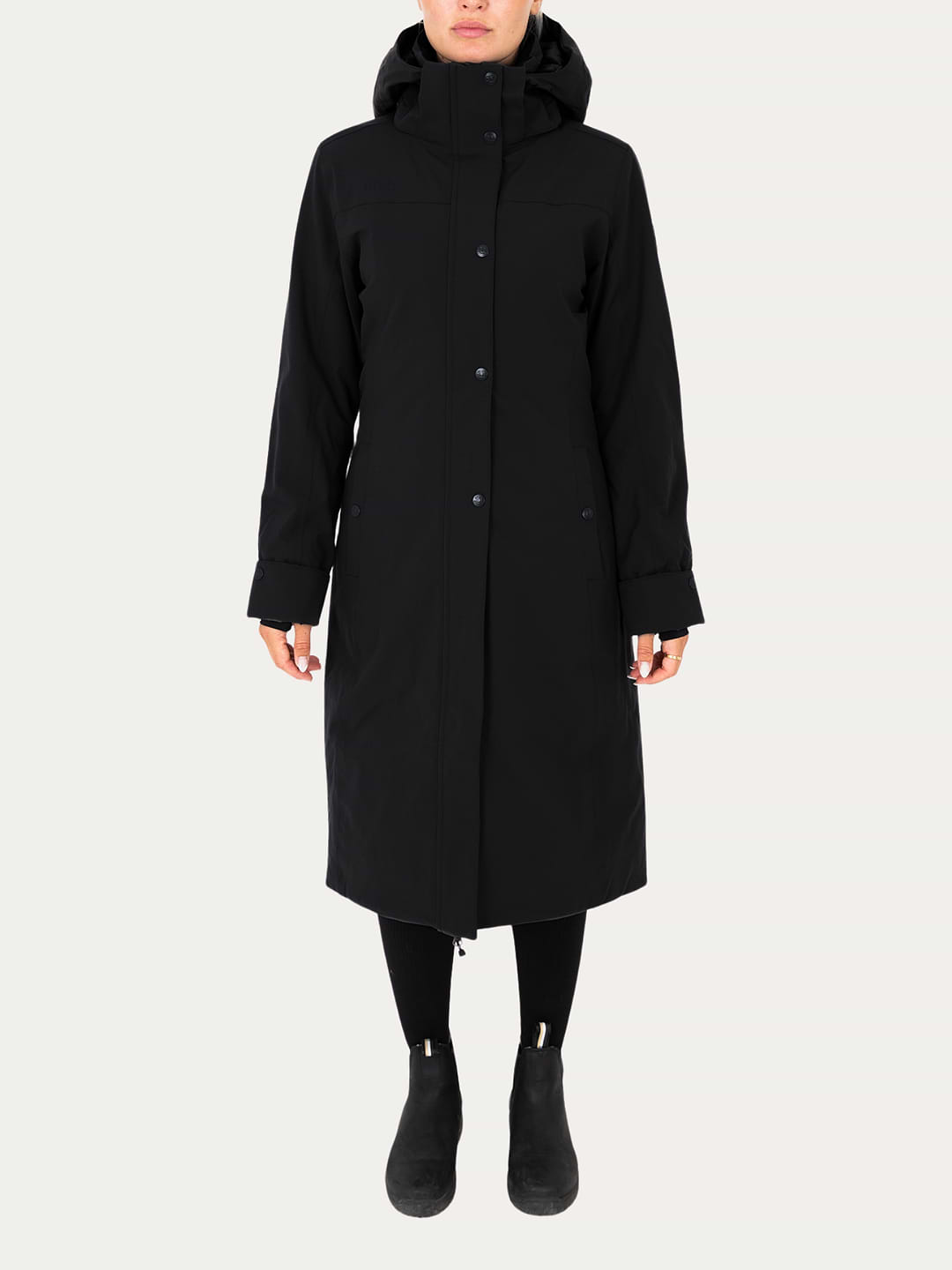 Hailey Insulated Coat Jet Black