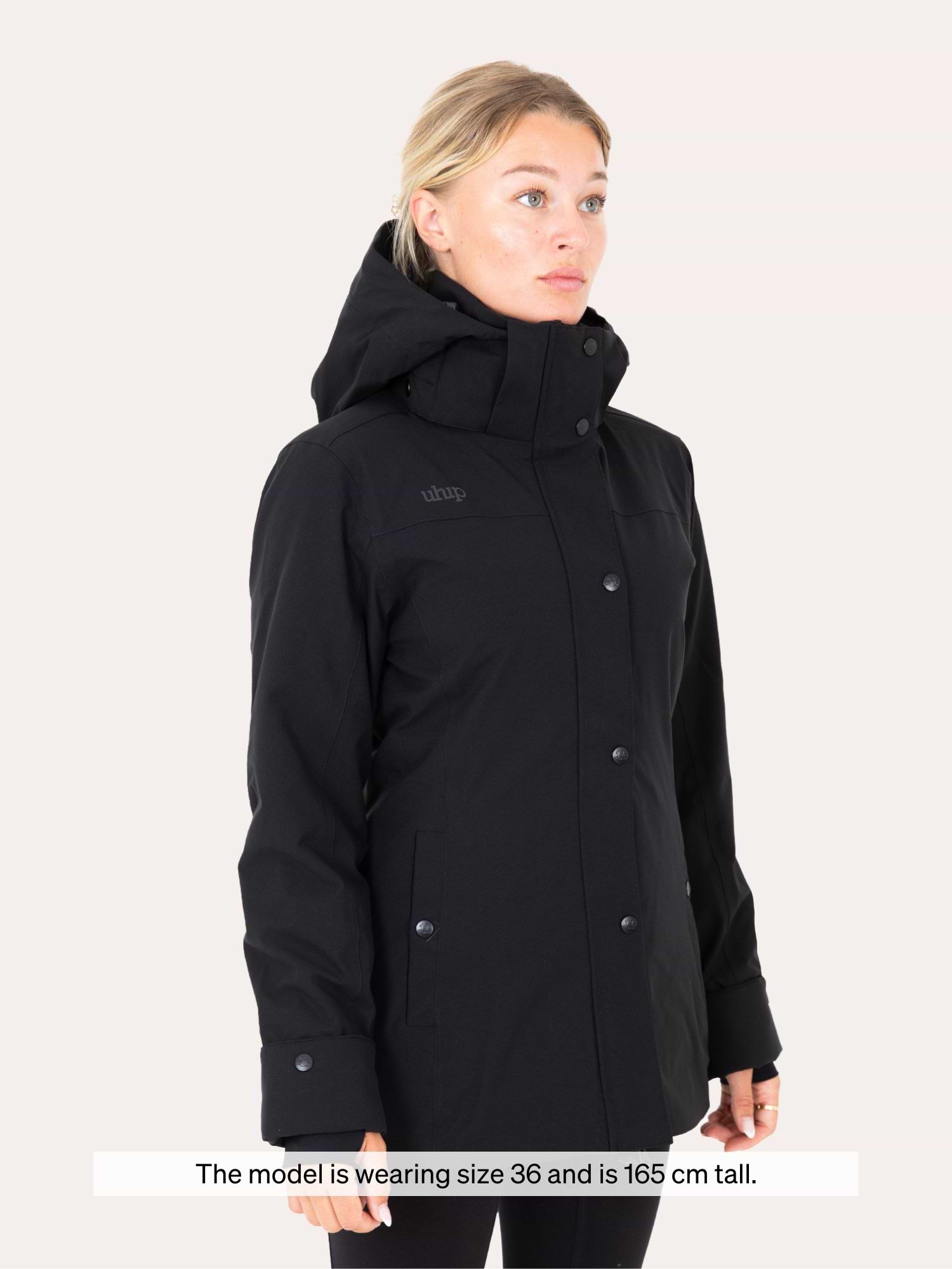 Hailey Winter Jacket Jet Black