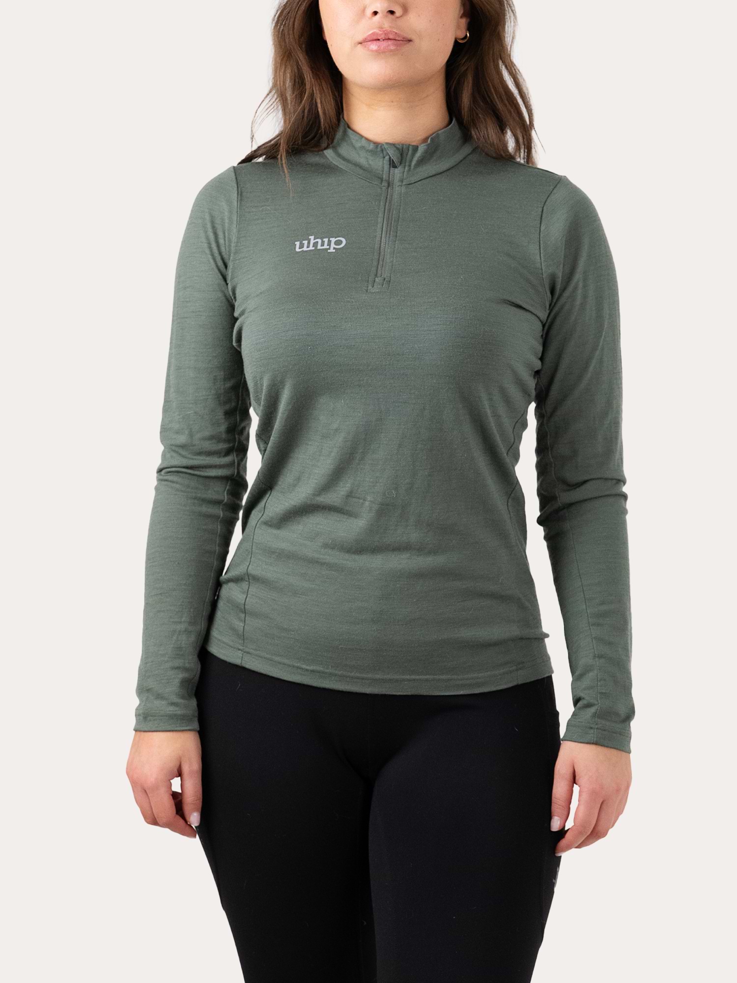 Merino Half Zip Top