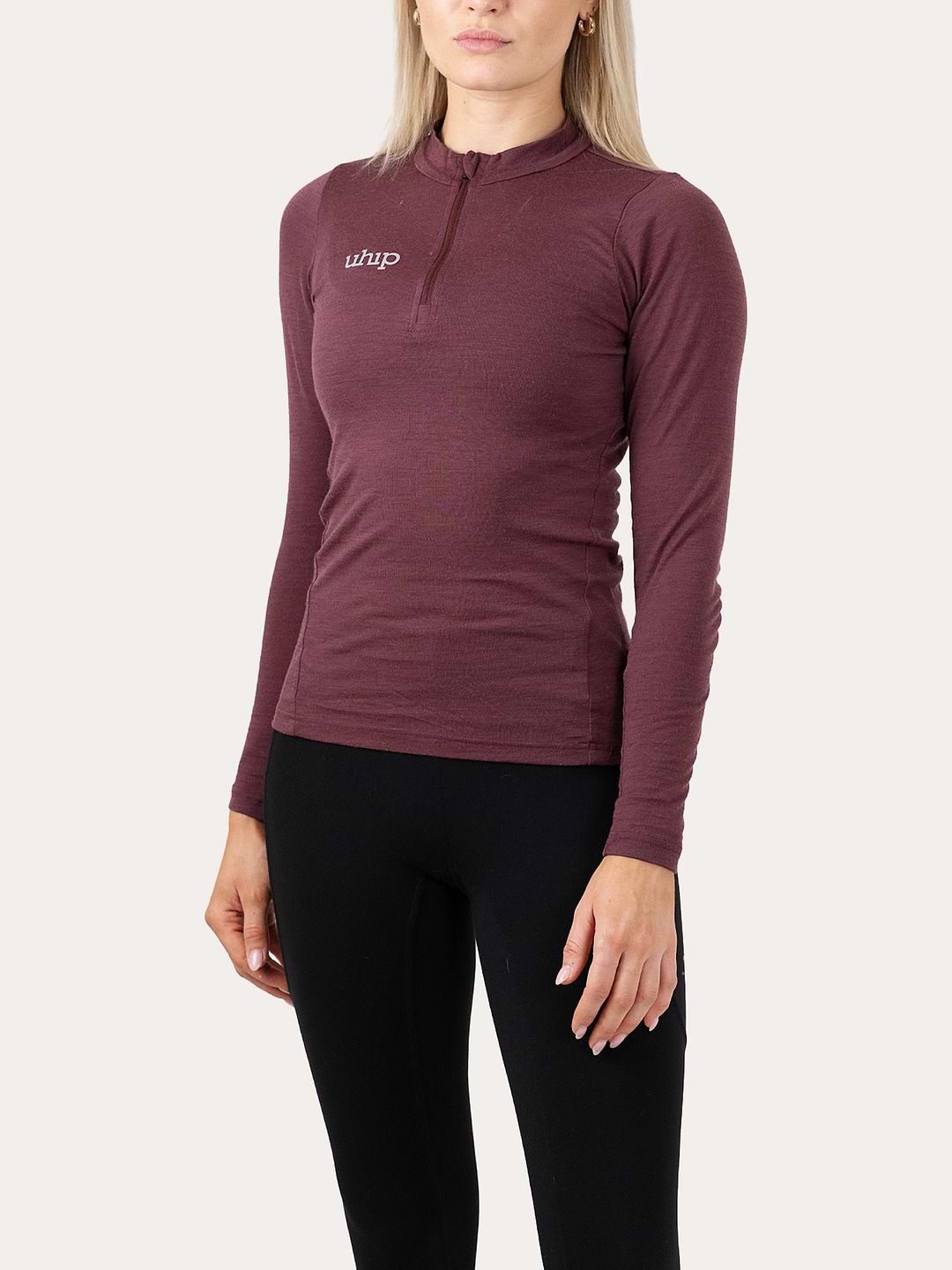 Merino Half Zip Top