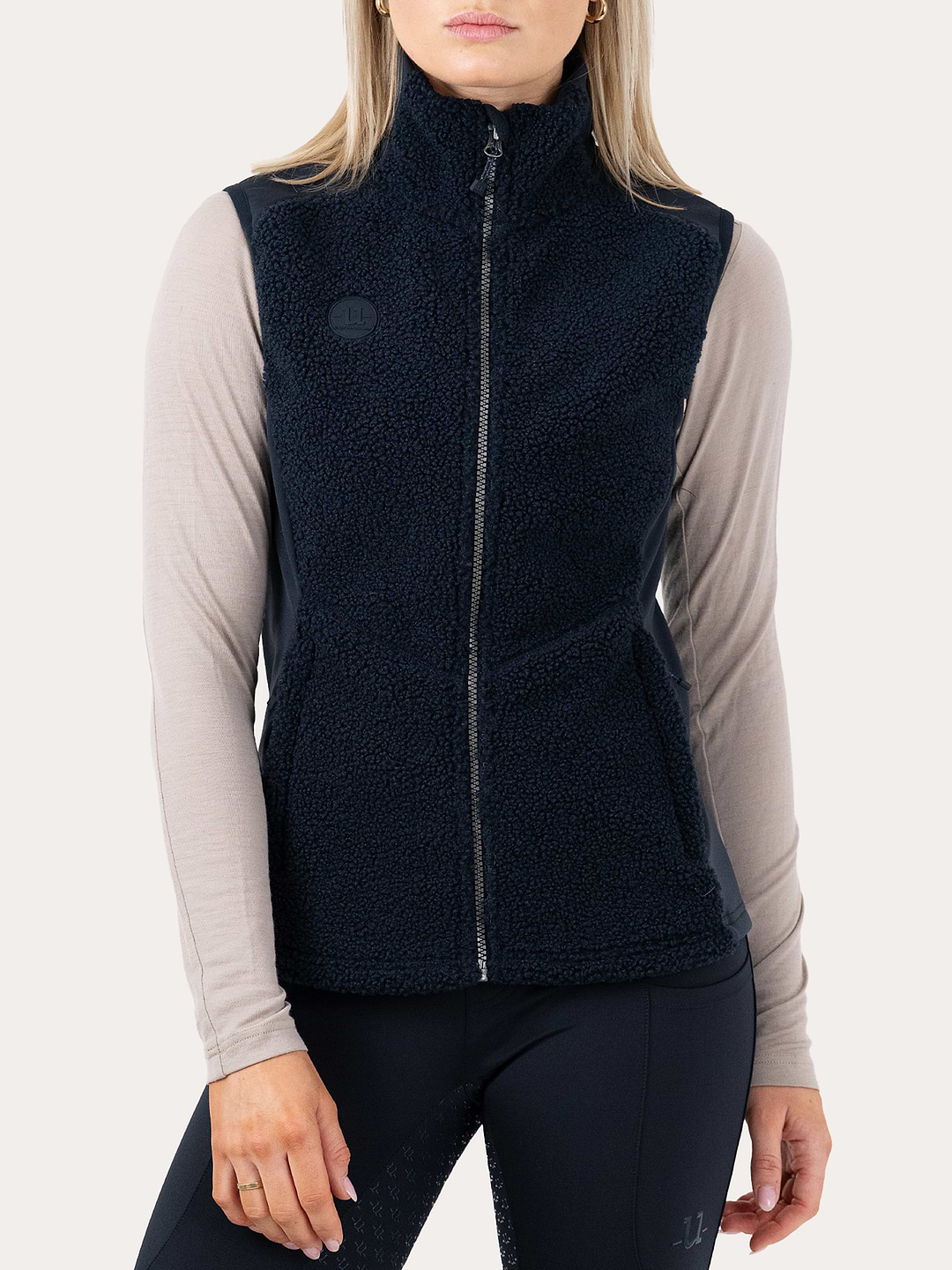 Cozy Pile Hybrid Vest Midnight