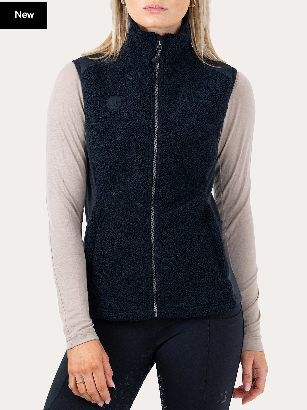 Cozy Pile Hybrid Vest Midnight