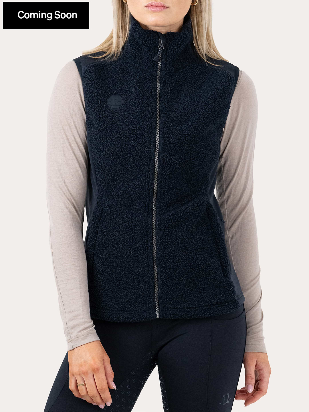Cozy Pile Hybrid Vest Midnight