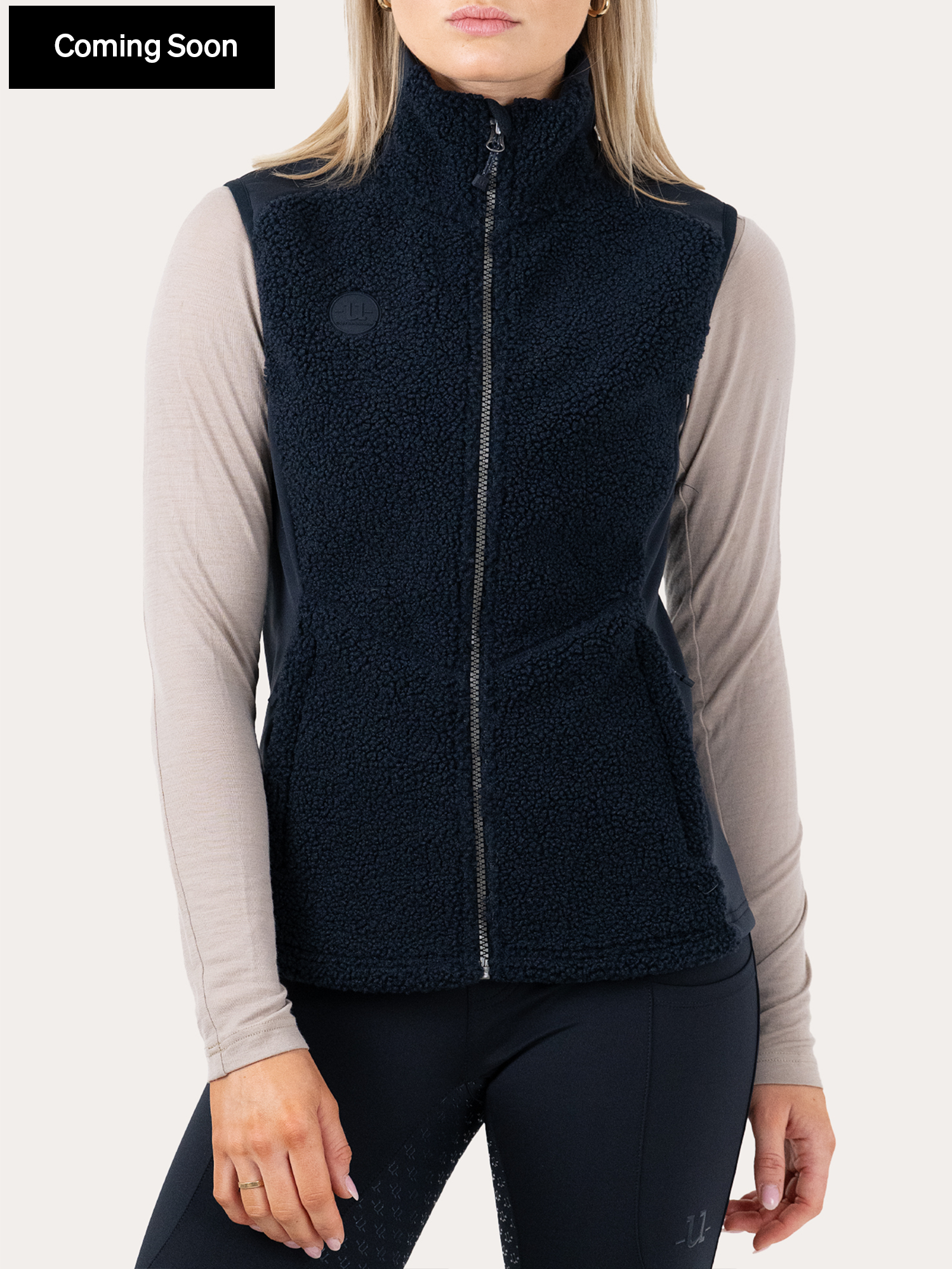 Cozy Pile Hybrid Vest Midnight