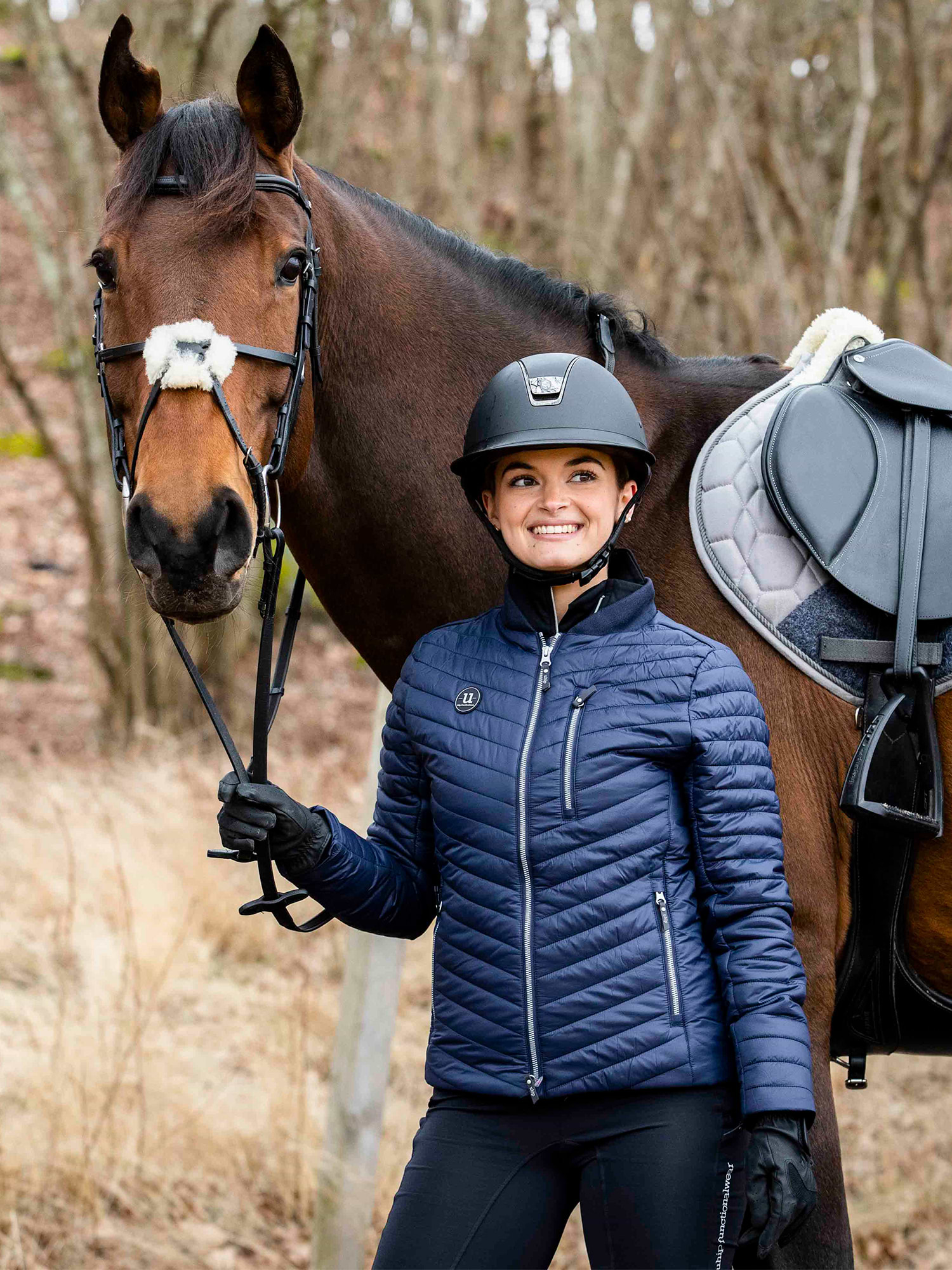 Dressed Bomber Jacket Navy