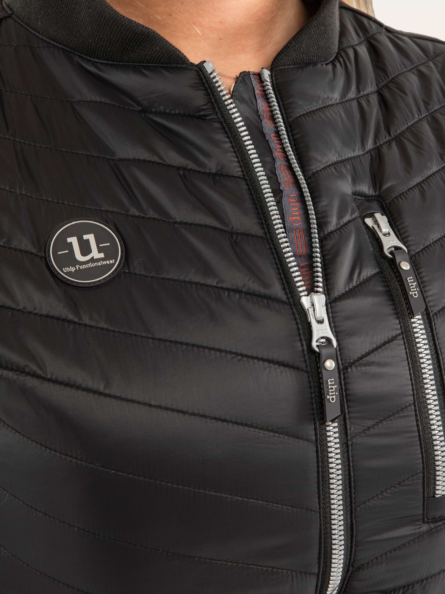 Dressed Bomber Jacket Jet Black