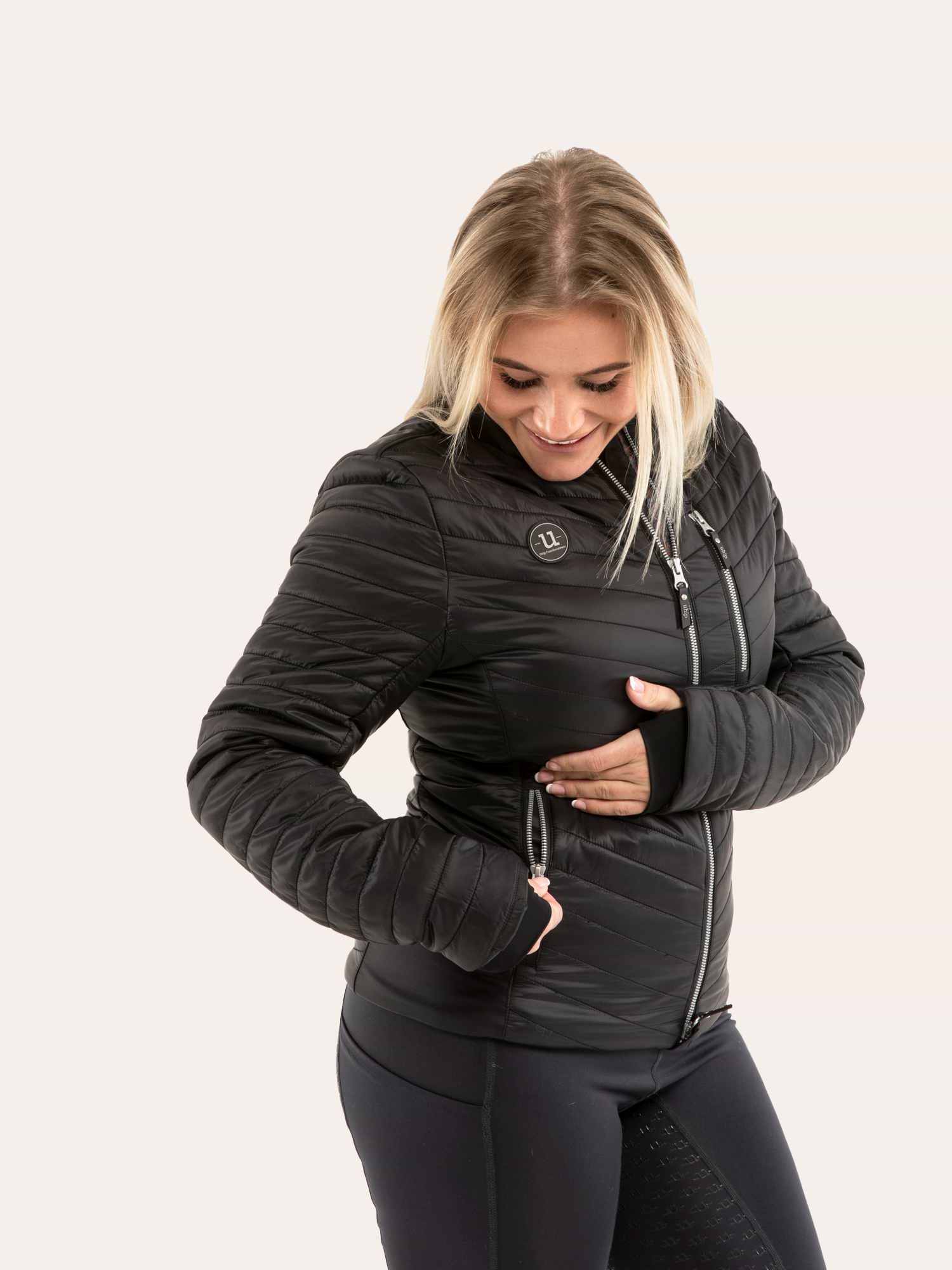 Dressed Bomber Jacket Jet Black