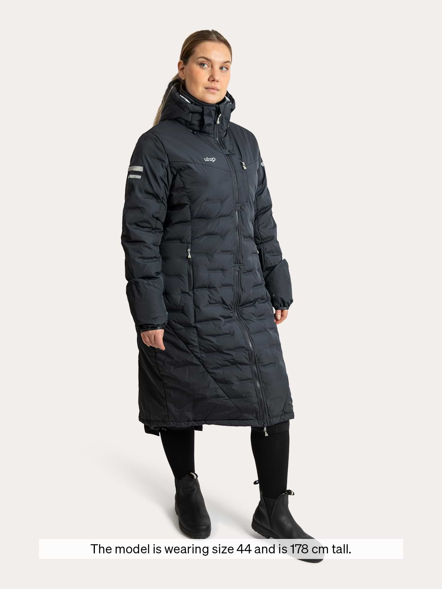 【中古・未使用品】UHIP Ice Jacket アイスジャケット 中綿 38 グラファイト 22178 レディース 乗馬 馬術 Ice Jacket 2.0 - Uhip