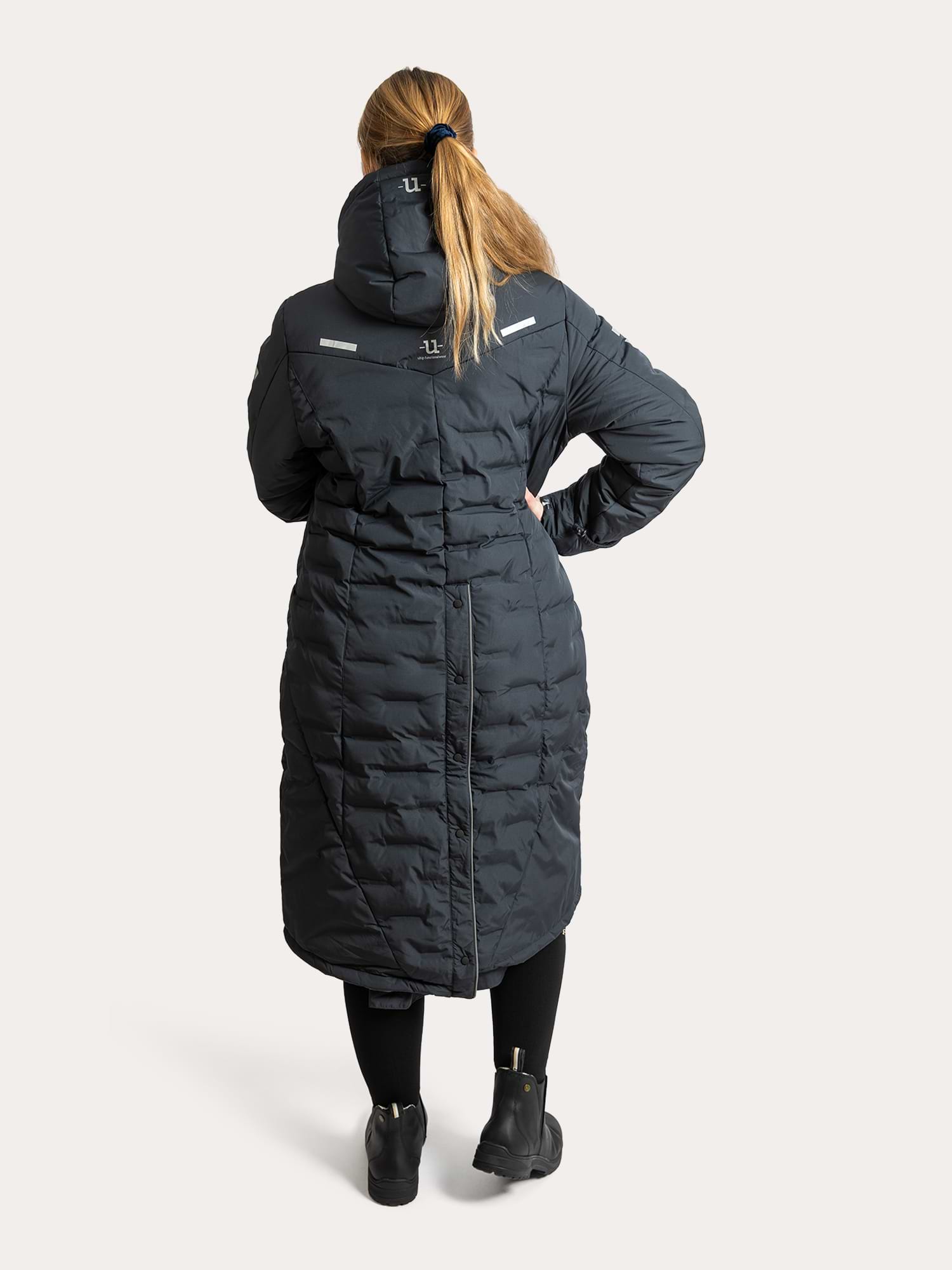 【中古・未使用品】UHIP Ice Jacket アイスジャケット 中綿 38 グラファイト 22178 レディース 乗馬 馬術 Ice Jacket 2.0 - Uhip