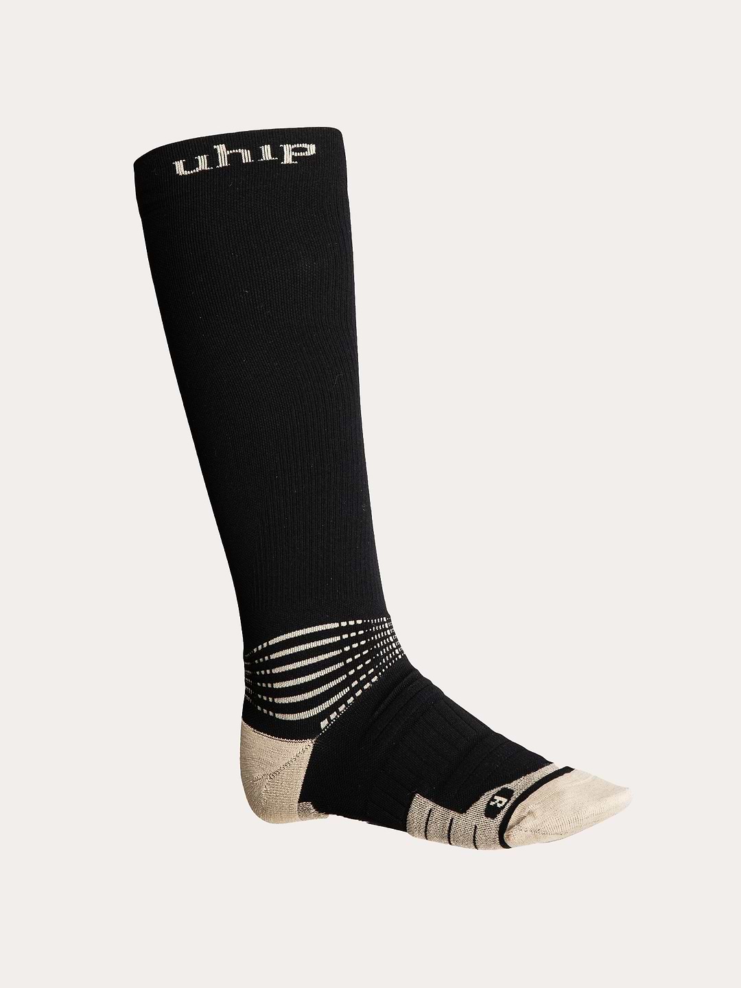 Compression Coolmax Riding Sock Jet Black