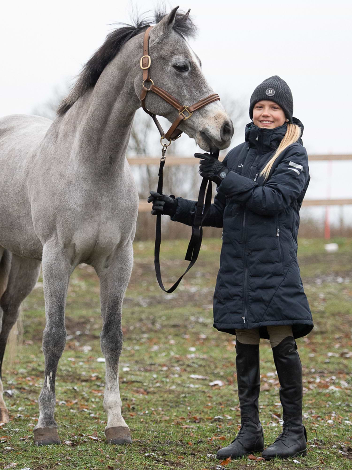 Ice Ridkappa Barn, Grafitgrå