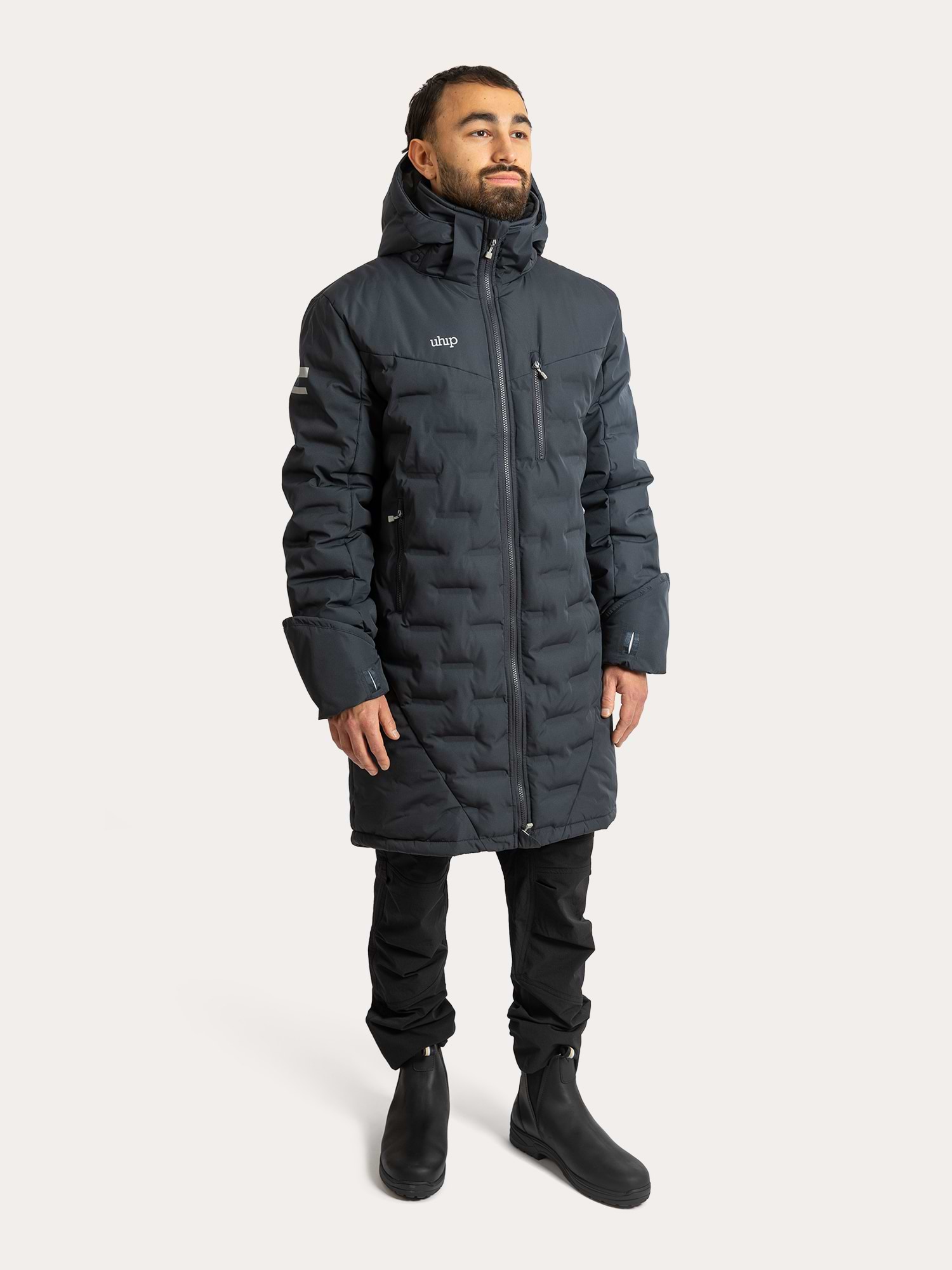 Ice Men's Parka Blue Graphite