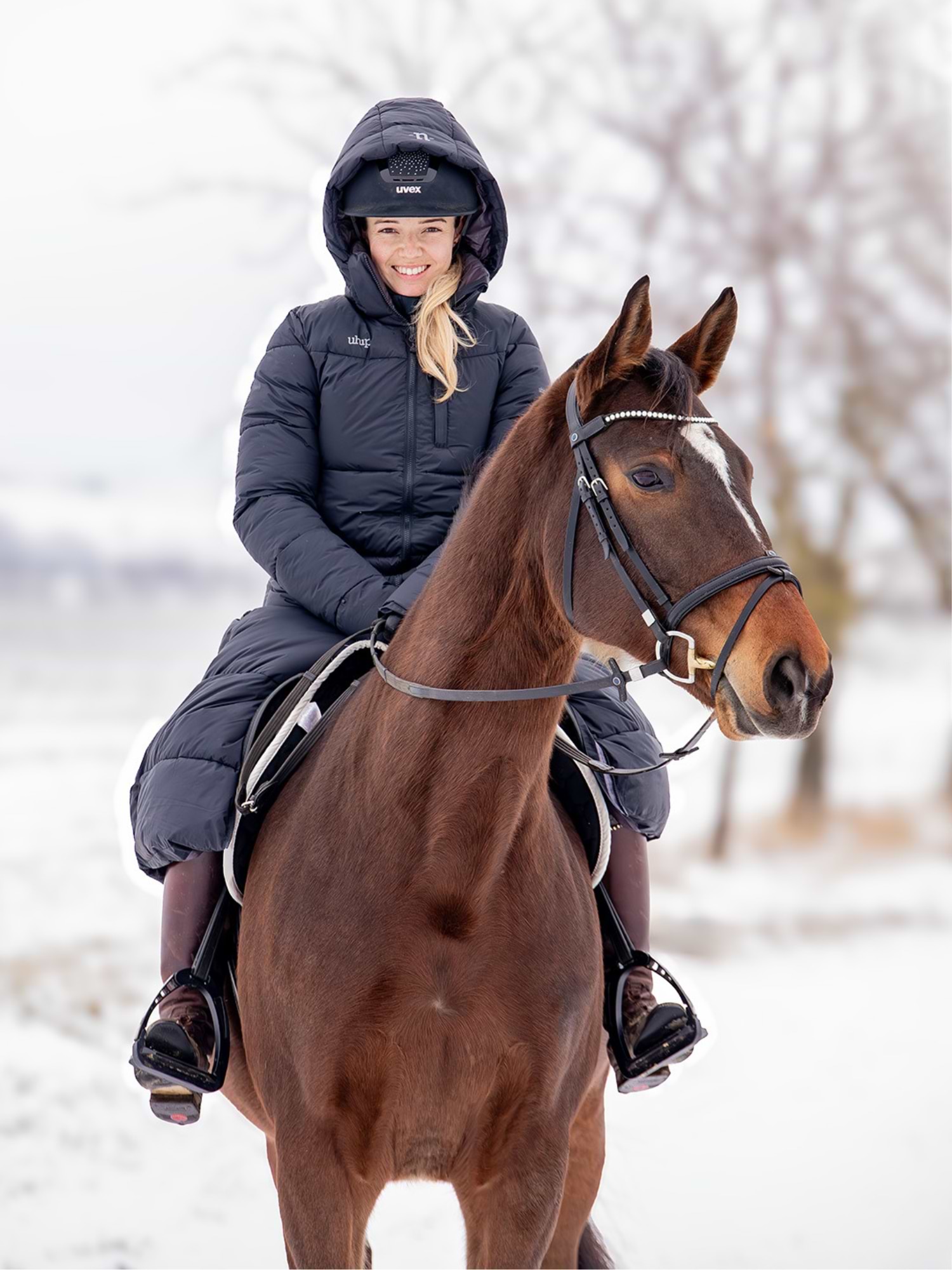 Igloo Coat Extended Blue Graphite