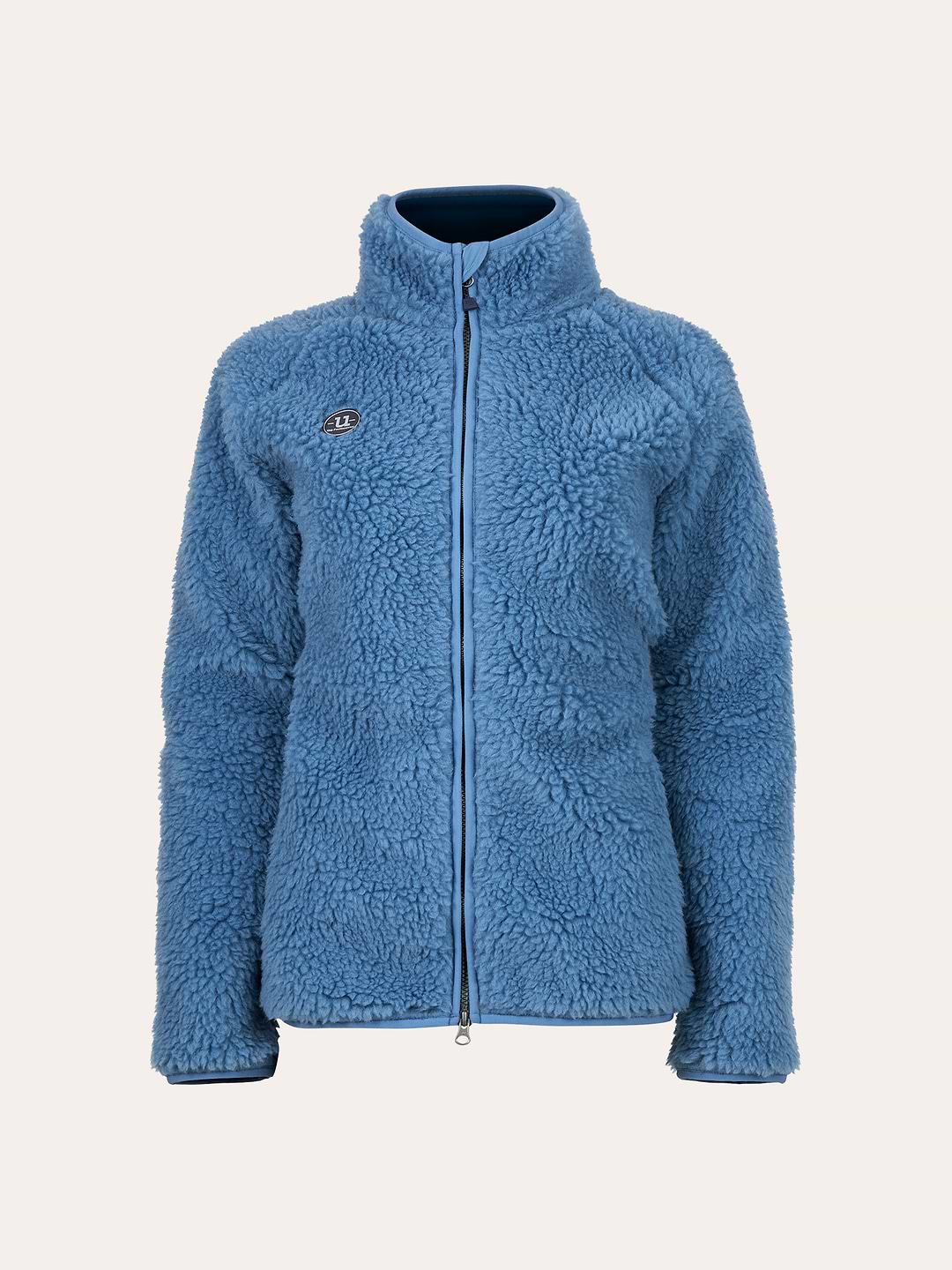 Merino Pile Full Zip Blue Shadow