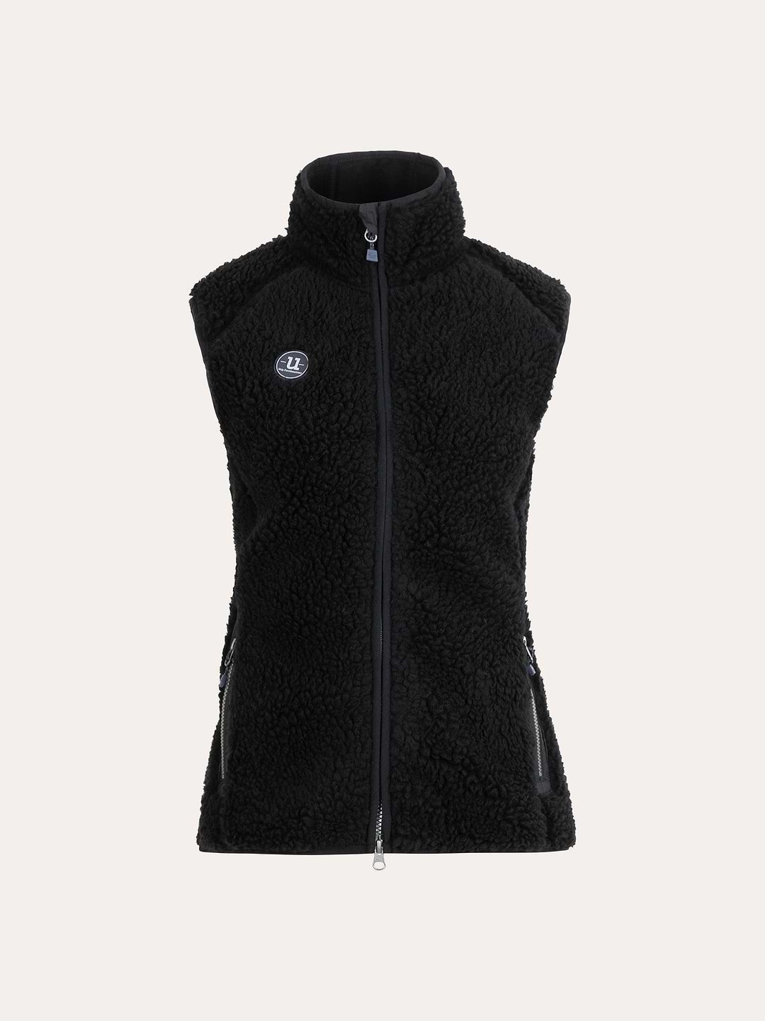 Merino Pile Vest Jet Black