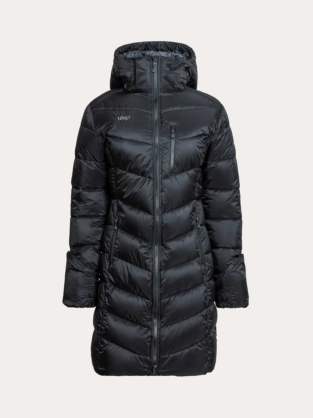Nordic Mid Coat Jet Black