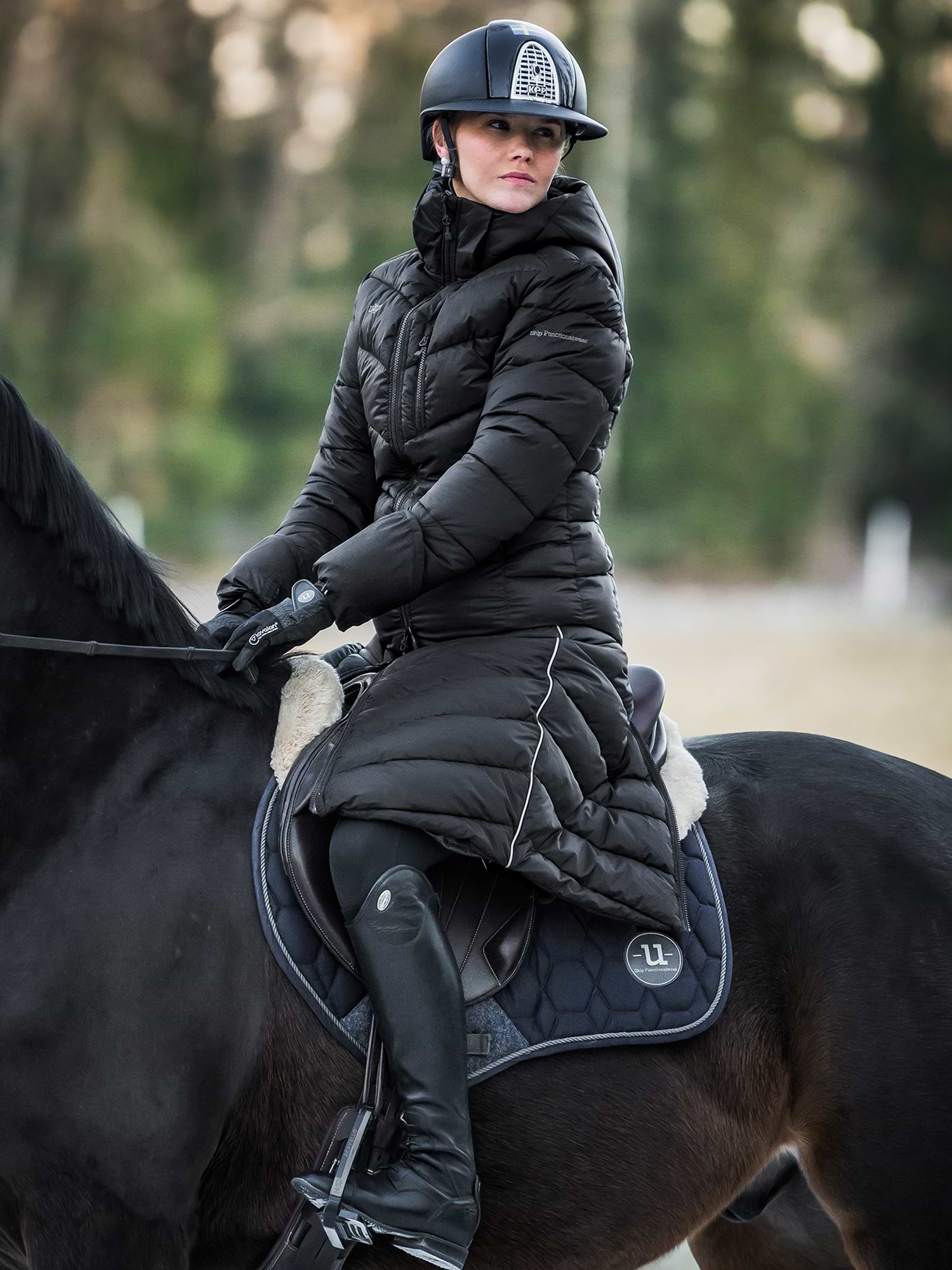 Nordic Thermal Skirt Jet Black