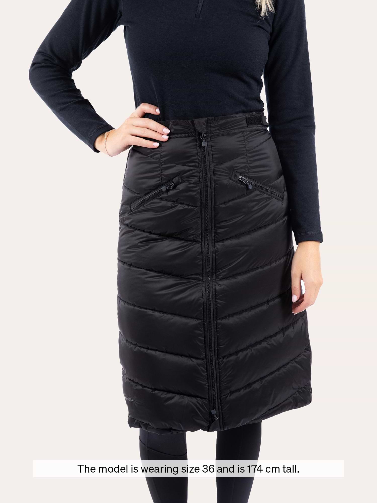 Nordic Thermal Skirt Jet Black