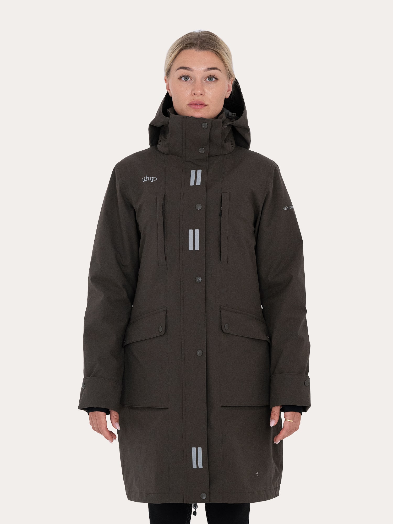 Regular Pro Dog Trainer Long Jacket Ash Brown