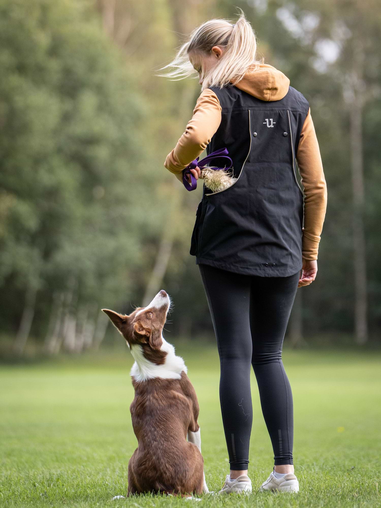 Regular Pro Dog Handler Vest - Waterproof with Back Pocket - Uhip