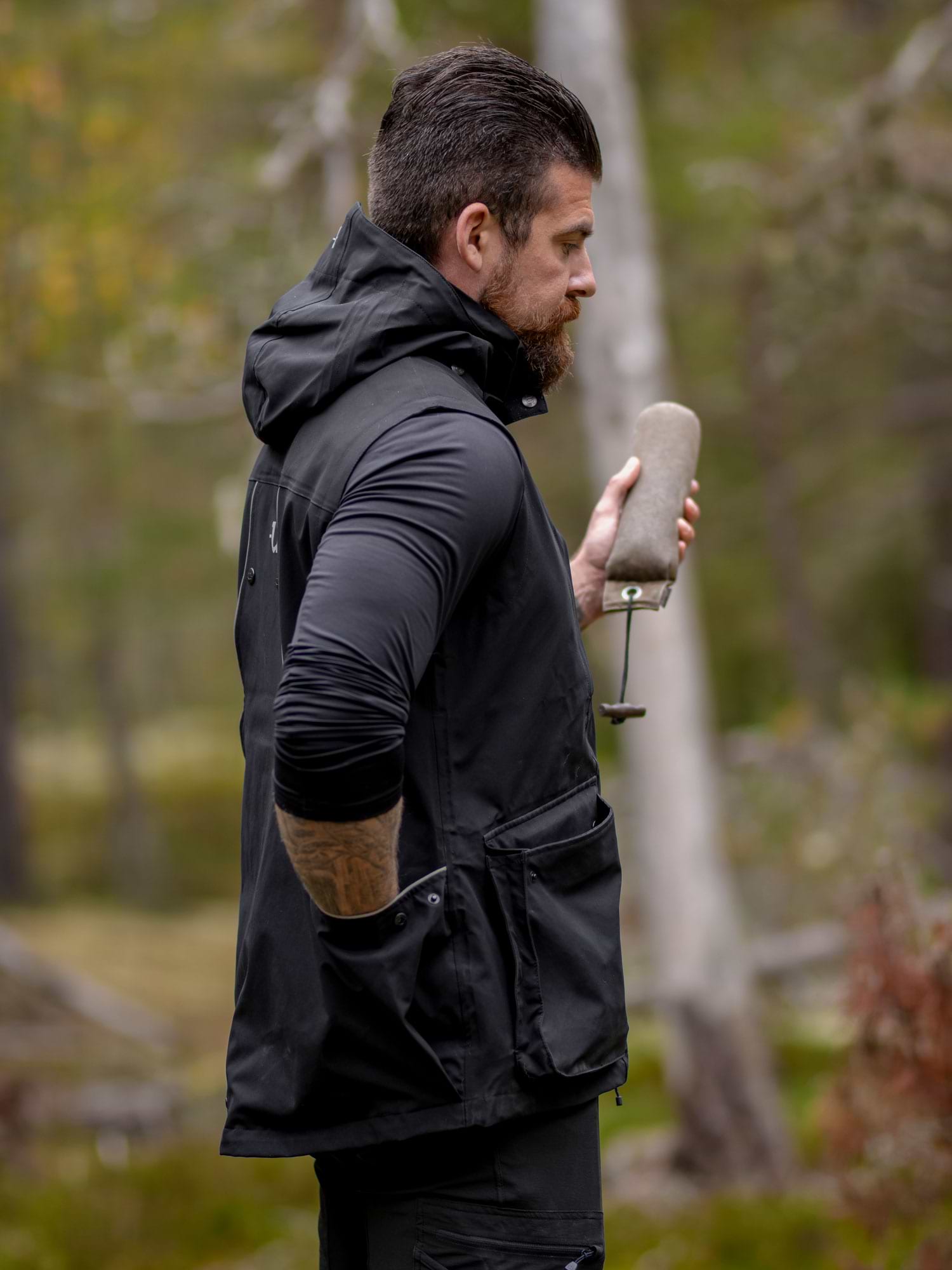 Regular Pro Dog Trainer Vest Jet Black