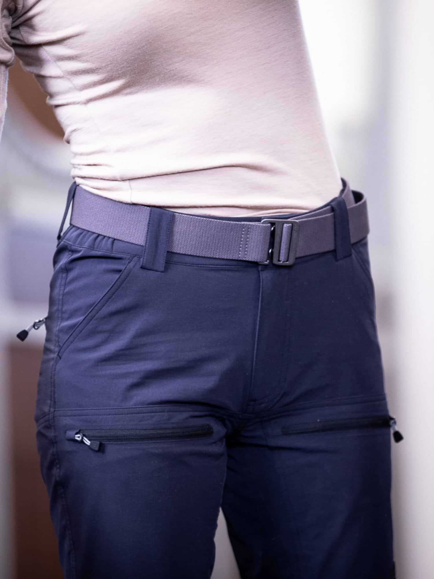 Stretch Belt Blue Graphite