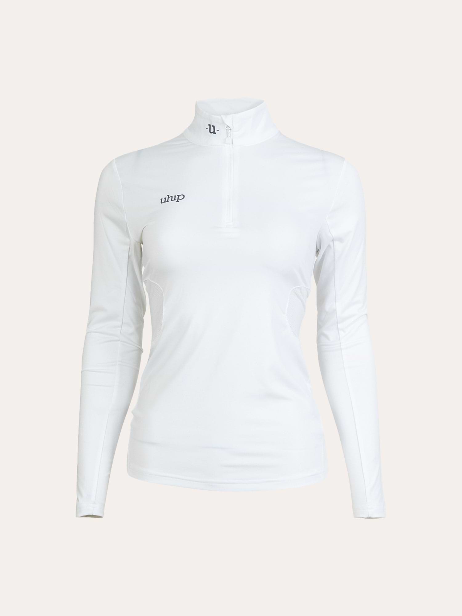 Technical Competition Halfzip White