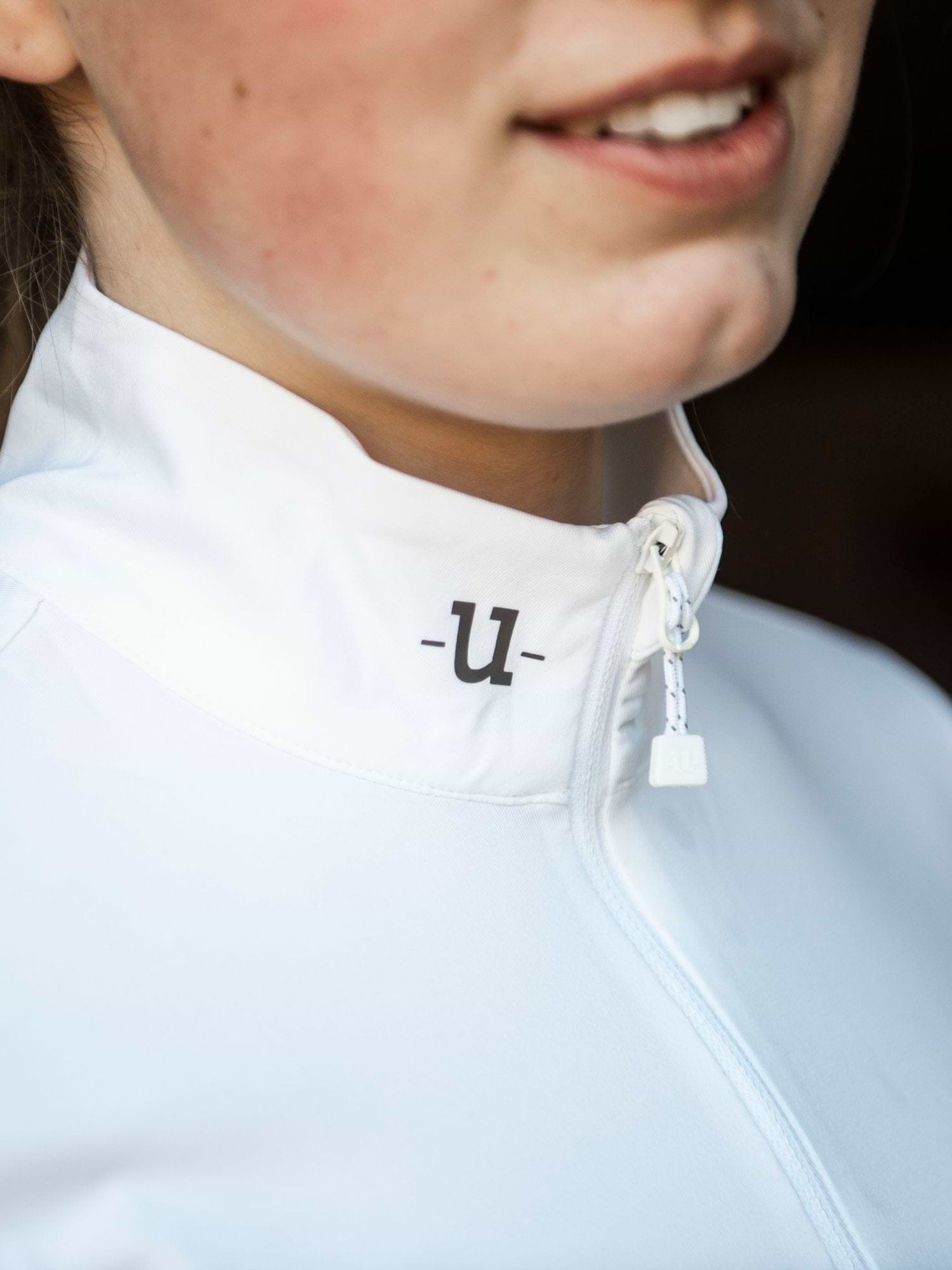 Technical Competition Halfzip White