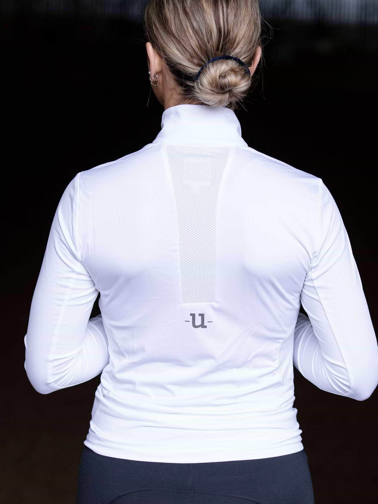 Technical Competition Halfzip White