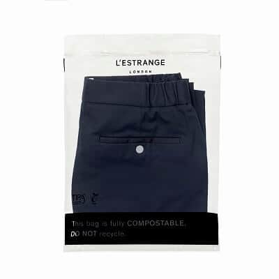 Busta TIPA con chiusura zip LR per i pantaloni L'Estrange London