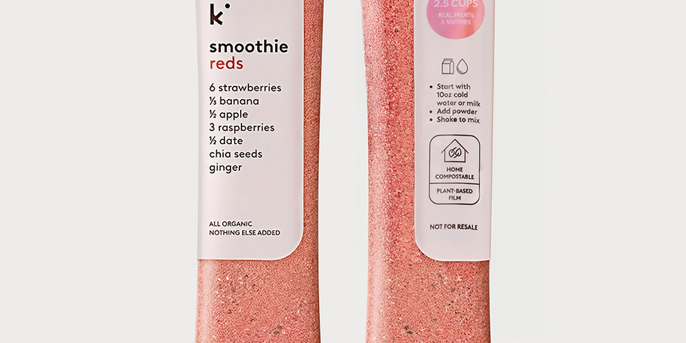 Smoothie red Gray packaging