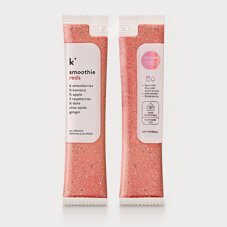 Smoothie red Gray packaging