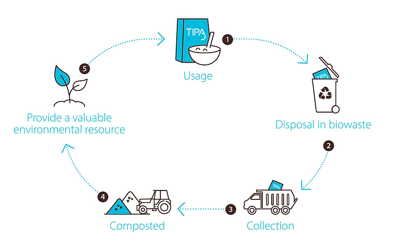Infographic: composting process