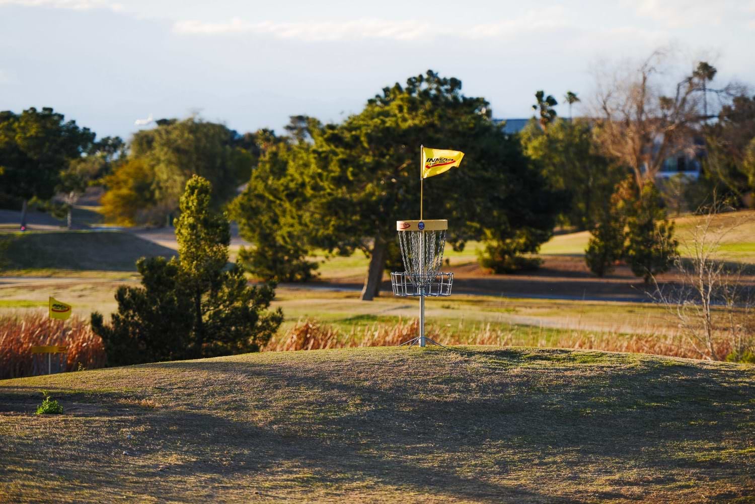 Strong wind at disc golf courses present a unique challenge.