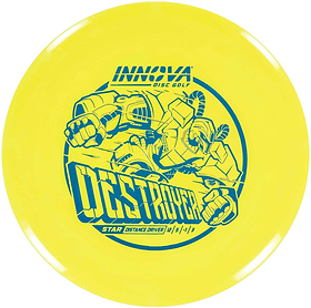 Innova Star Destroyer - Overstable Distance Driver. Yellow color.
