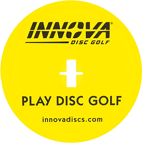 Innova In-Ground Tee Marker. Yellow color.