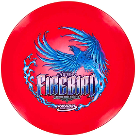 Full Color Discs - InnVision Firebird - Overstable Driver. Red color. 