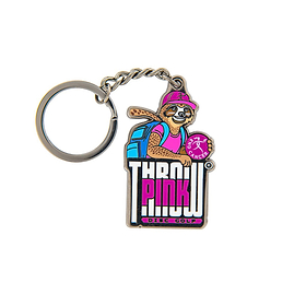 Throw Pink JOY Keychain